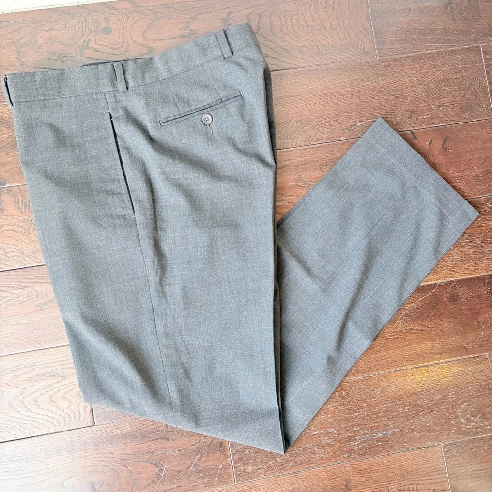Club Monaco Wool Blend Flat Front High Rise Smart Pant